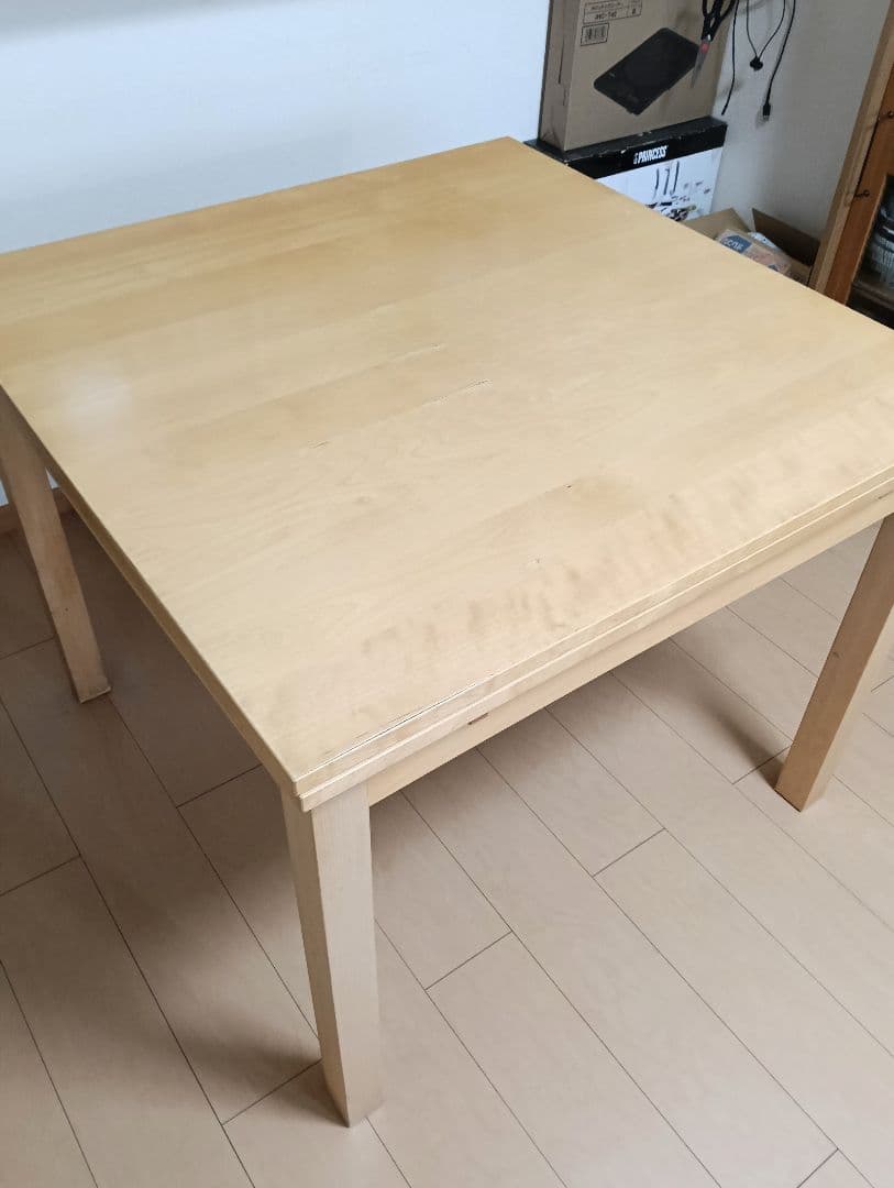 ■ イケア 伸縮式 ダイニングテーブル BJURSTA→本体と脚は個別出品！■