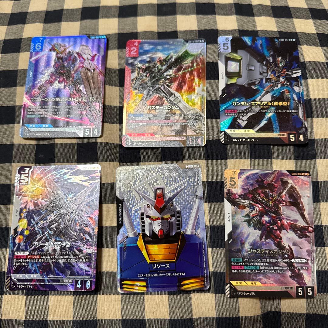 フリーダムガンダム LR+ 他LR4枚　ガンダムR+リソース　パラレル