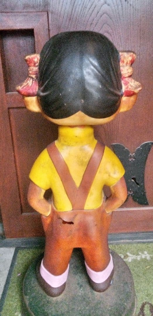 不二家 ペコちゃん 等身大　店頭前（86ｃｍ） 首振り人形