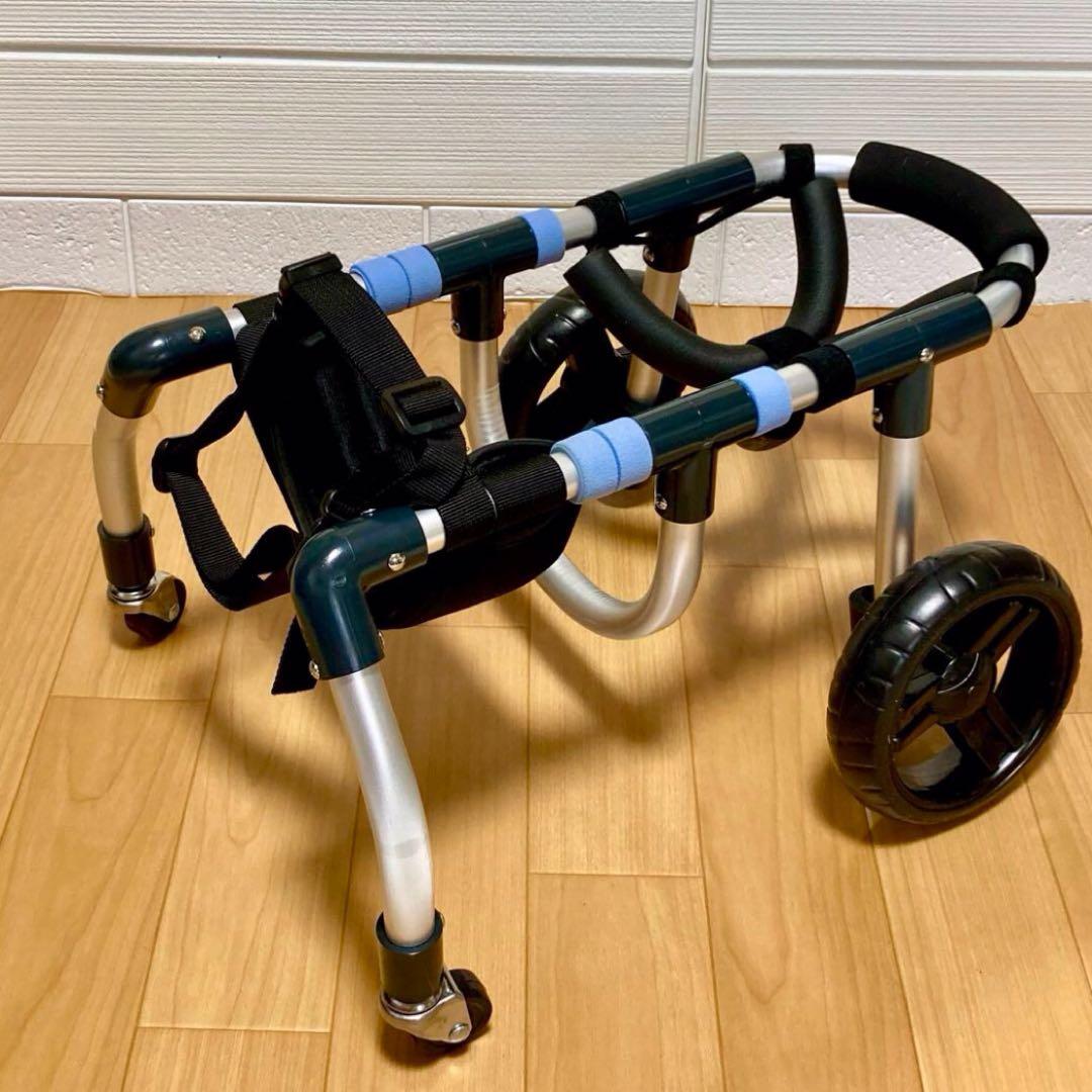 kinacoページ小型犬用4輪　犬の車椅子　犬の歩行器　+オプション