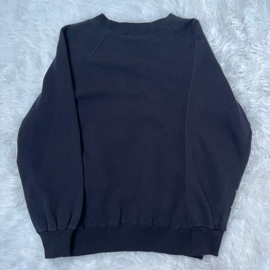 激レア　美品　山口百恵　ヴィンテージ　スウェット　80s ラグラン　フロッキー