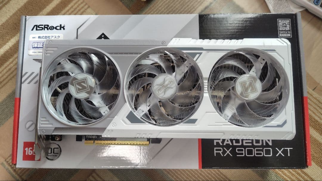 グラフィックボード・グラボ・ビデオカード ASRock Radeon RX 9060 XT 16GB