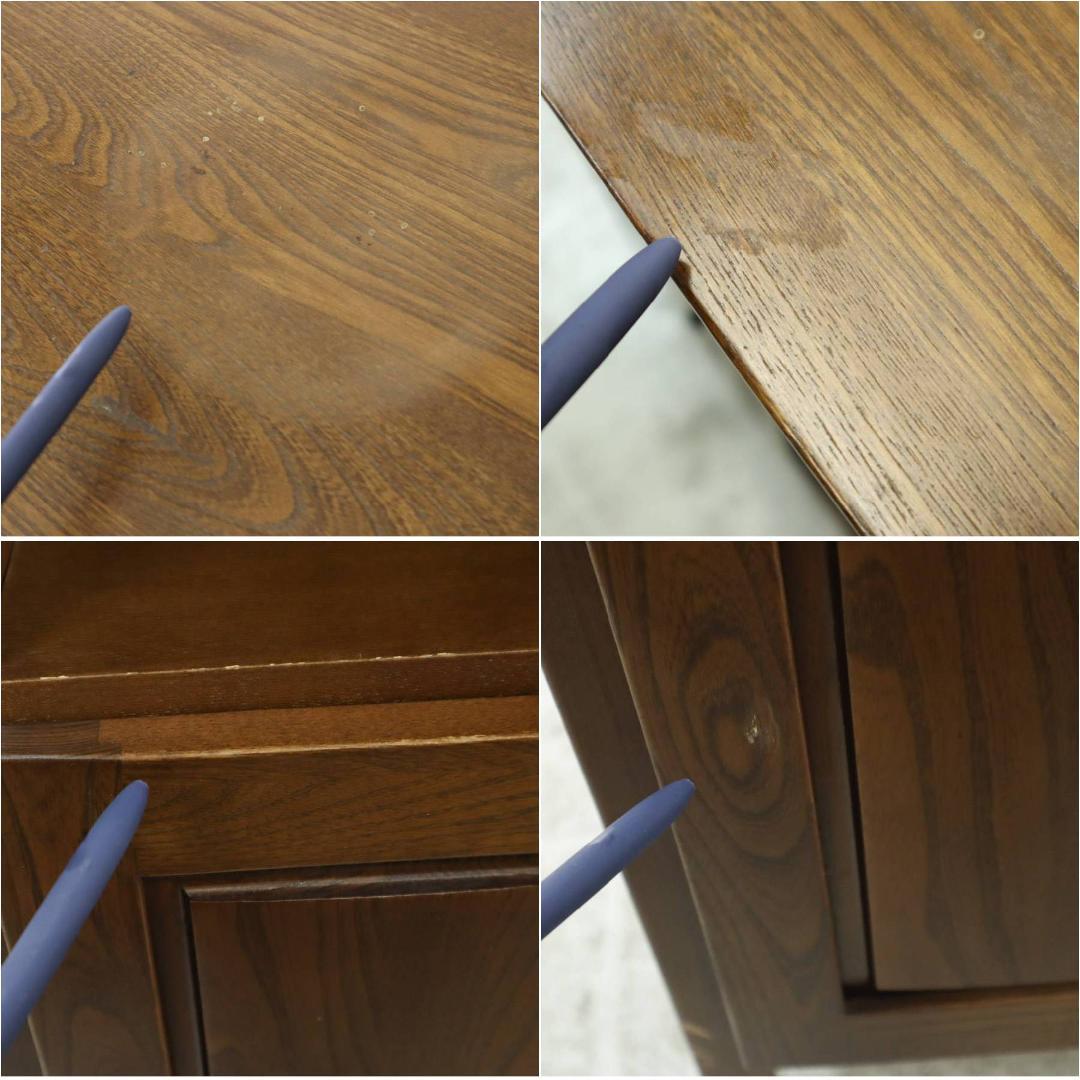 曙工芸 AURORA オーロラ ステンドグラス キャビネット 電話台 飾り台