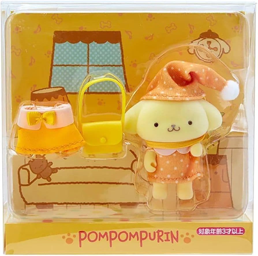 サンリオ　フロッキーマスコット　きせかえ　ミニチュアコレクション　人形フィギュア