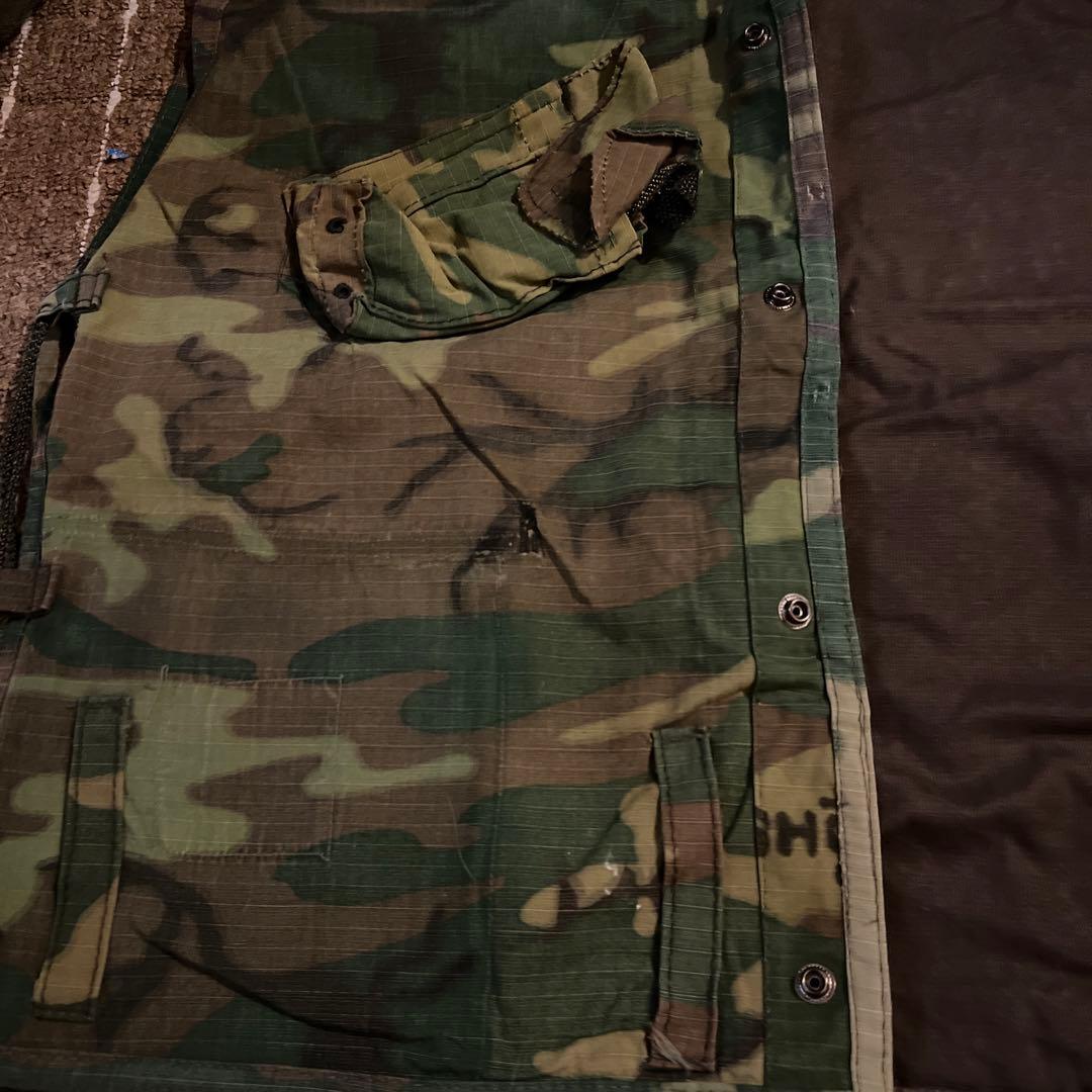 実物生地　ベトナム戦以降　SEALs ベスト　特殊部隊　米軍　補修あり