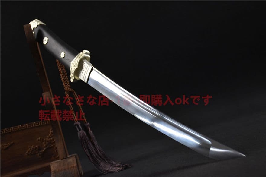 曲げ型簡装唐刀（短めの花梨木鞘）古兵器   武具　日本刀　模造刀 居合刀