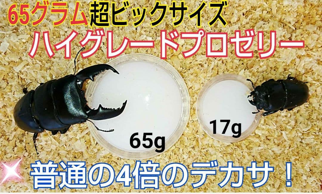 超ビッグサイズ！ハイグレードプロゼリー200個　普通の4倍以上のデカサ！プロ仕様