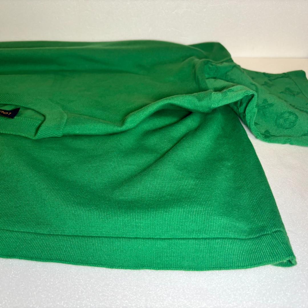 【ランクSA】LOUIS VUITTON 半袖シャツ Lサイズ 袖モノグラム