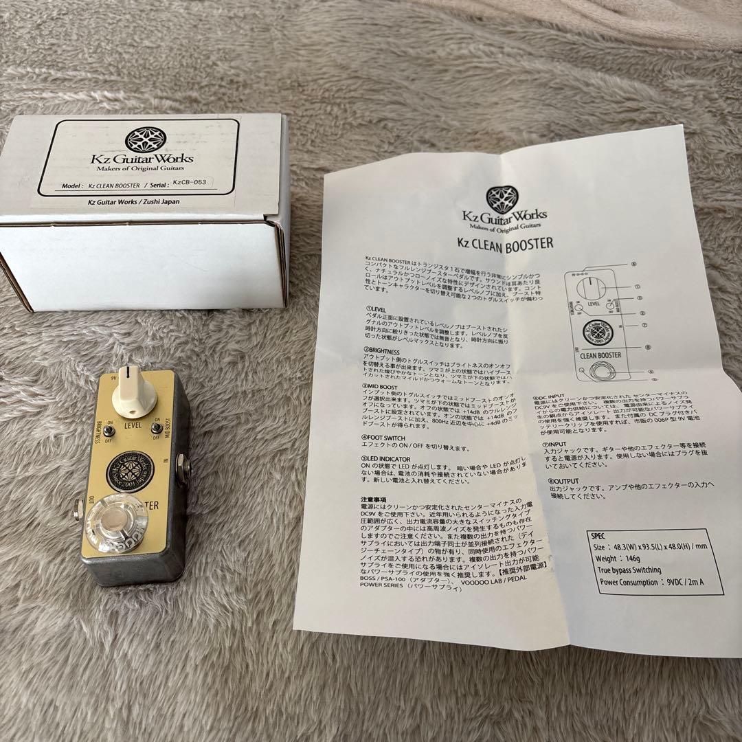 Kz Guitar Works Clean Booster ギターエフェクター
