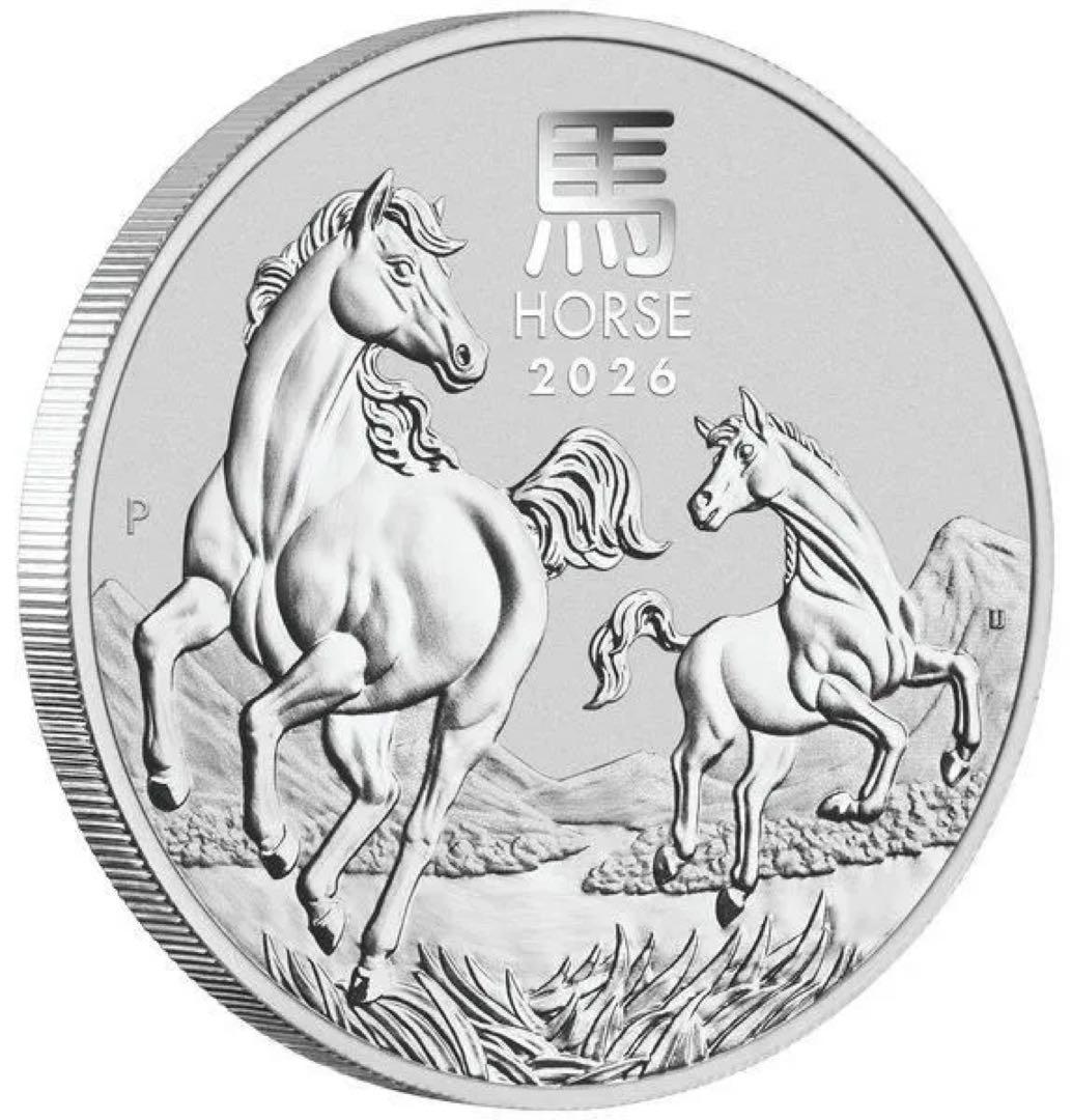 矢ヶ崎 　1oz 銀貨 純銀 31.1g 1オンス　2枚セット販売