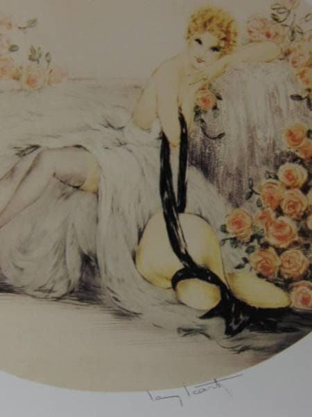 ルイ・イカール/バラ、豪華限定版・定価１０万円/額付