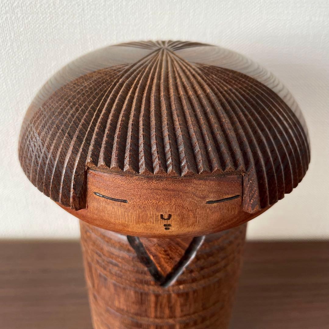 村上 けん一 創作 こけし kokeshi doll 人形 木製 可愛い レトロ