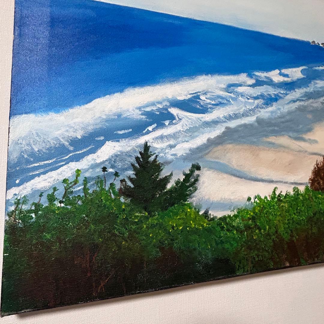海の風景 アクリル画