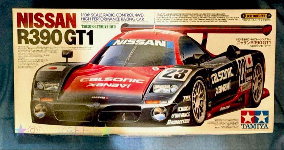 未組み立て★タミヤ◆NISSAN・日産 R390 GT1 電動RCカー 1/10