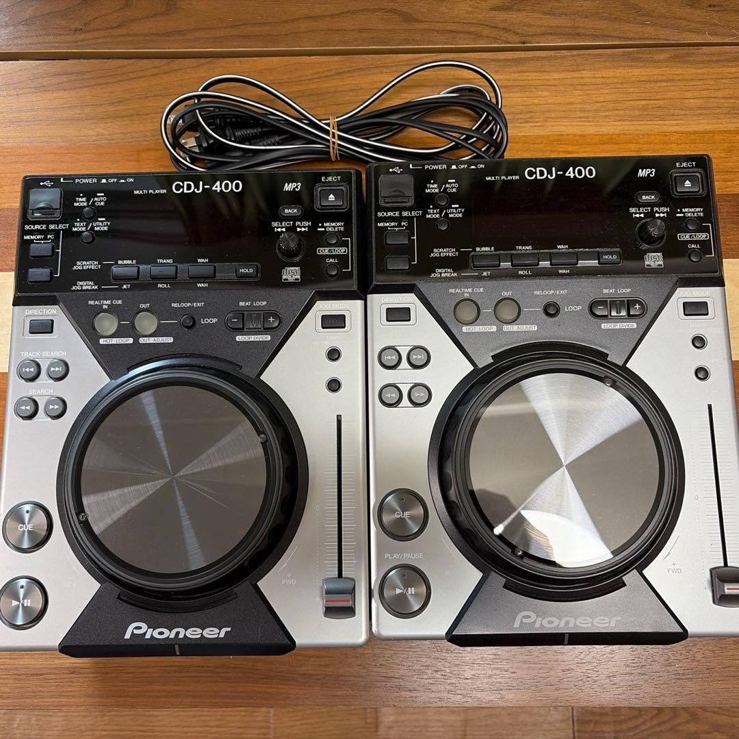 Pioneer CDJ-400 2台セット 通電確認済 動作未確認 現状品