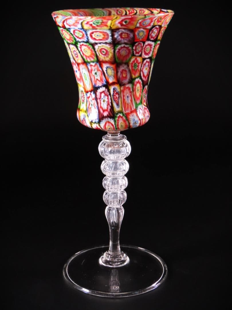 吹きガラス ワイングラス 民藝/茶碗/江波冨士子/黒木国昭/藤田喬平/舩木倭帆