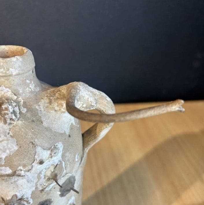 S8020　年代物　ナッソー　陶器　ボトル　1800年代〜1900年代