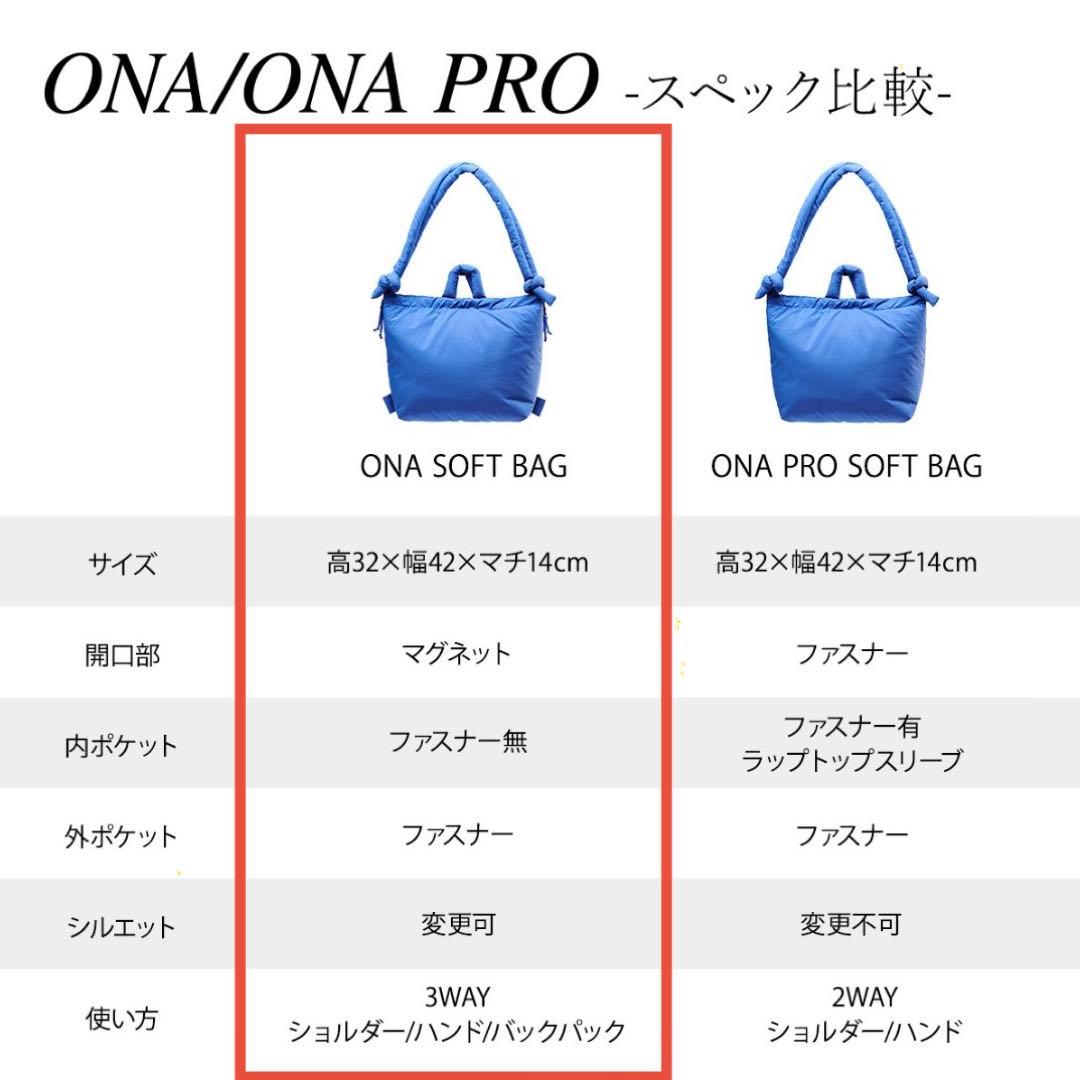 OLEND ONA SOFT BAG コバルトブルー