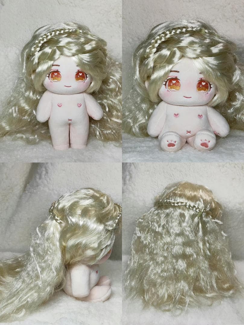 kiki中韓ぬいウィッグ　着せ替えぬいぐるみ　「ヘアアレンジ」参考説明