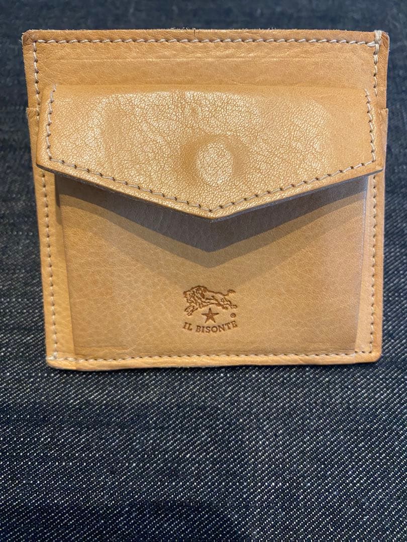 ILBISONTE イルビゾンテ 最新ミニ財布　ナチュラル　希望価格歓迎
