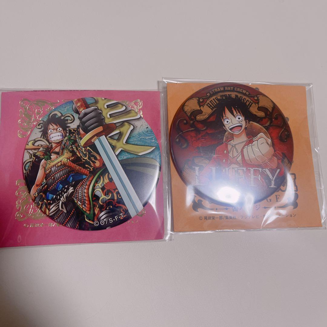 ワンピース 輩缶バッジ ハウステンボス限定 PINK GOLD 希少 レア