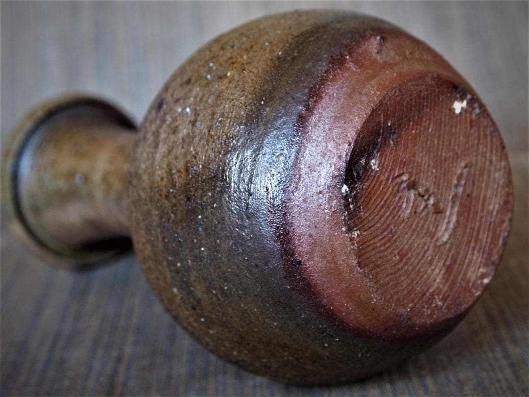 希少作★中里隆【師：小山富士夫＆中里太郎右衛門】★種子島花入★共箱