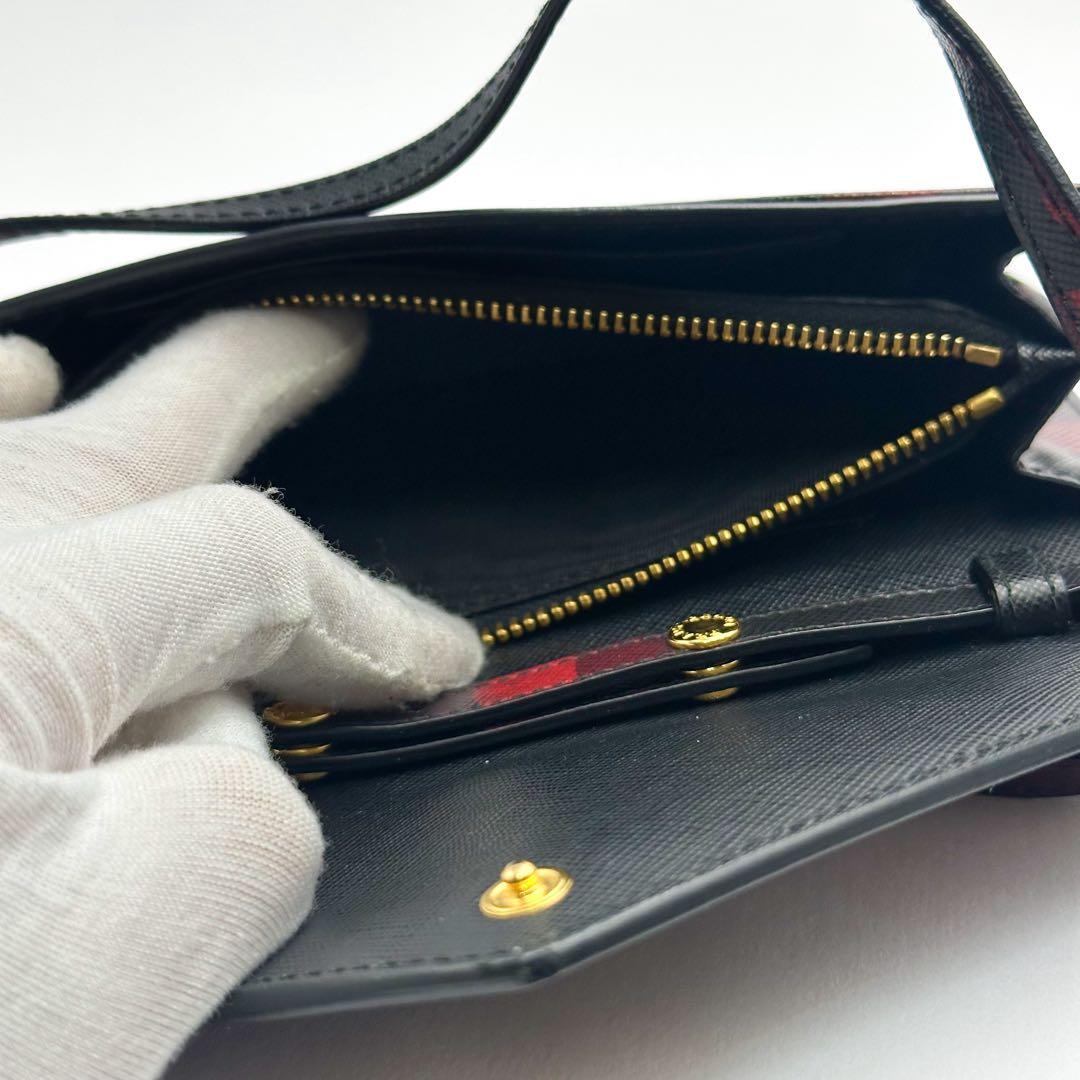 プラダサ フィアーノレザー ショルダー ウォレット 1559