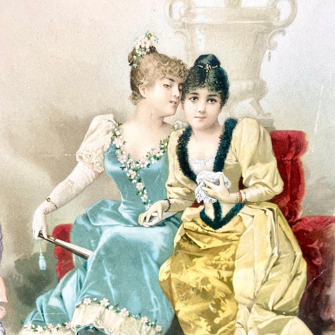 新春アンティーク福袋⑧紙もの9点　クロモス&ボックス&ポップアップカード&便箋