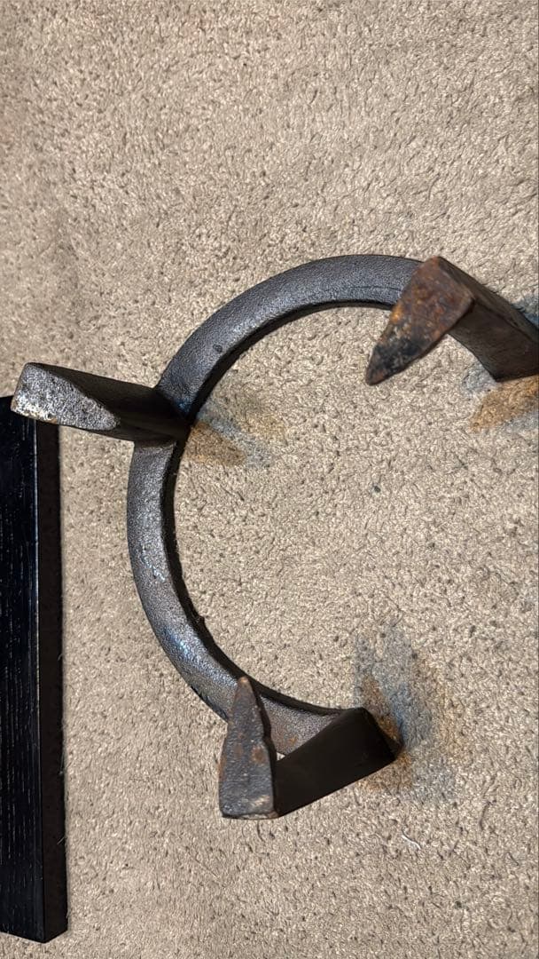 風炉、五徳、敷板　3点セット（中古）