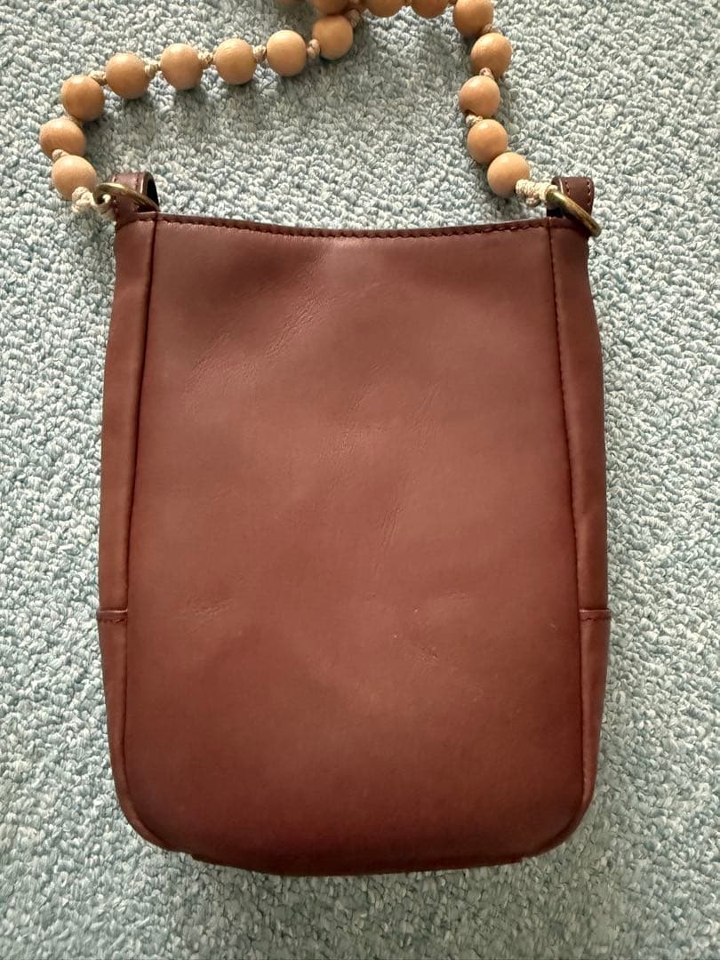 yubeshi×dakotaコラボ　ガトー ミニショルダーバッグ チョコ