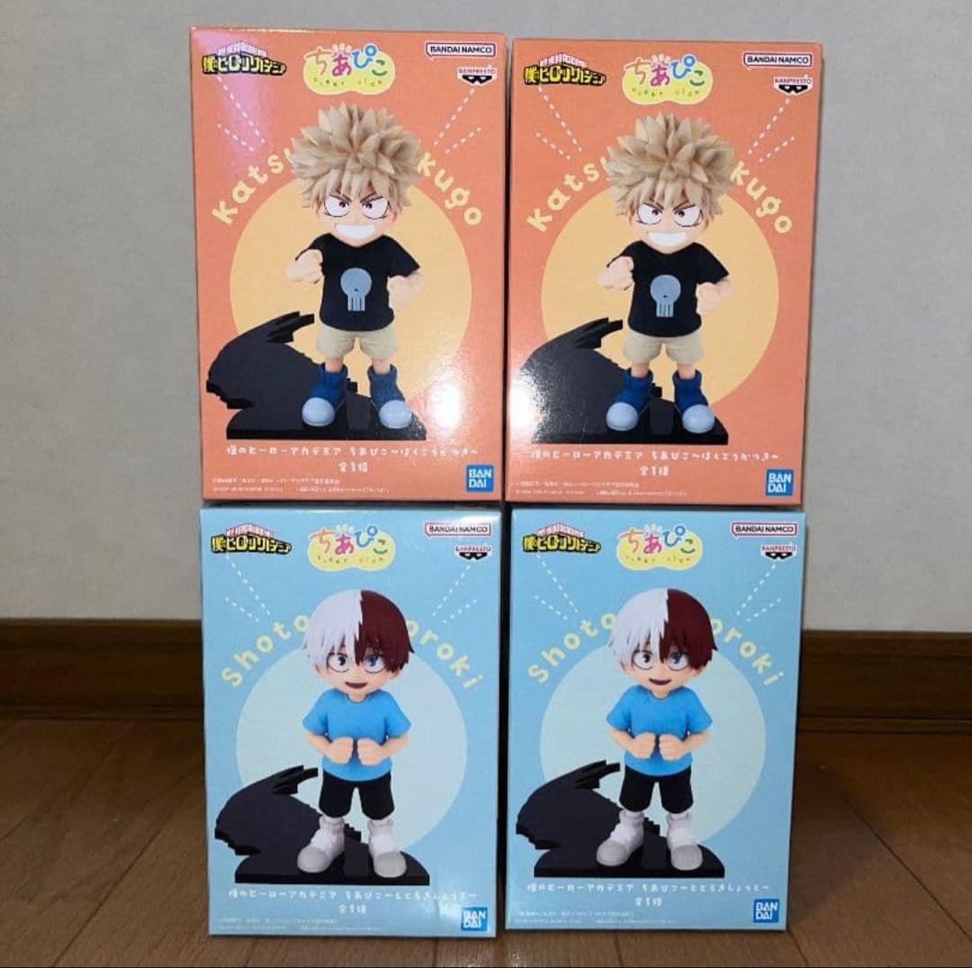 僕のヒーローアカデミア ちあぴこ ばくごうかつき とどろきしょうとフィギュア