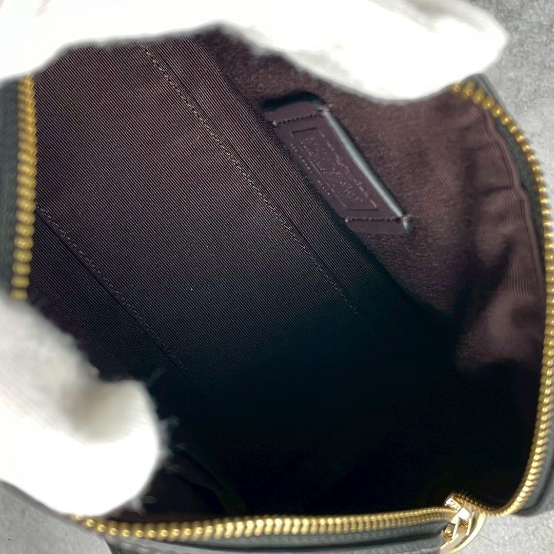 ✨極美品✨コーチ　 ミニ　ローアン　クロスボディバッグ　2way レザー　黒