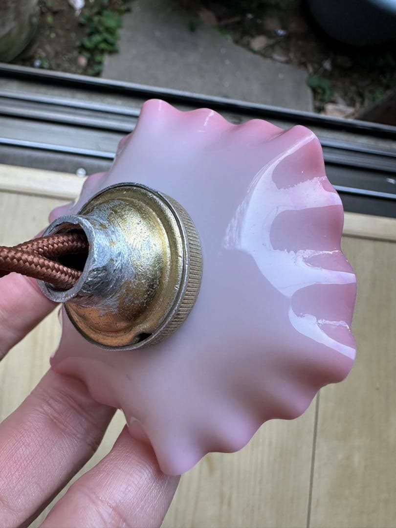 ＊リッコページになります＊ オパリンローズの小さなアトリエランプ2個＊