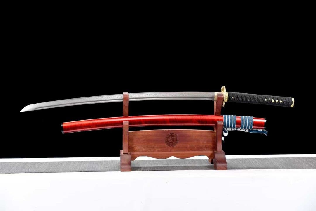 【赤月】古兵器 刀装具 日本刀　模造刀 居合刀 武士道 鑑賞用 美術刀 贈り物