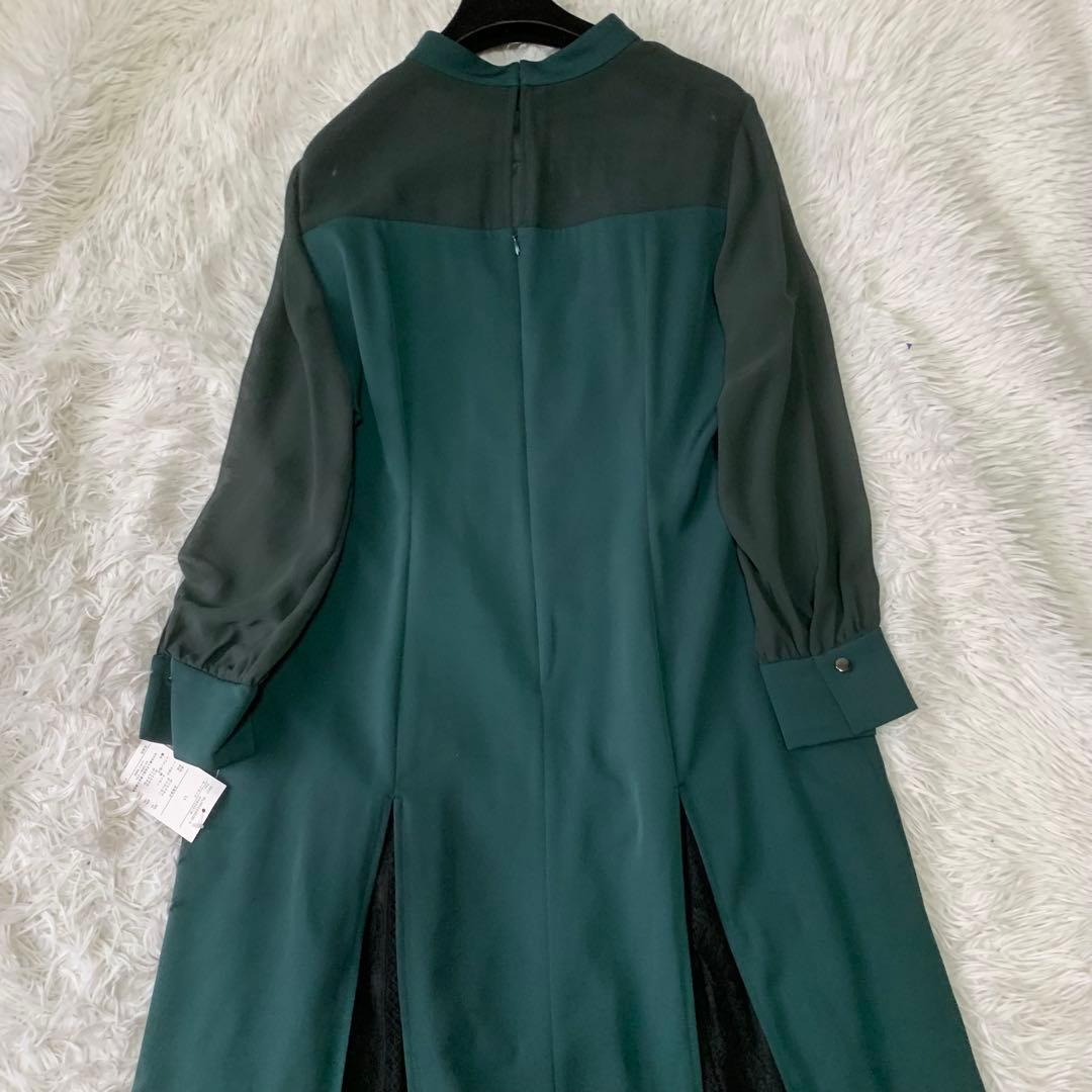 Callarus 裾スリットレースデザインワンピース LL 大きいサイズ 未使用