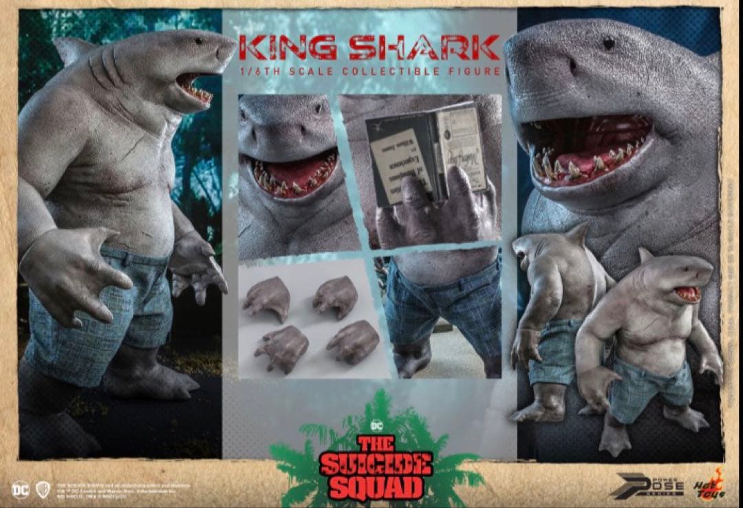 【新品未開封】パワー・ポーズ ザ・スーサイド・スクワッド キングシャーク 1/6