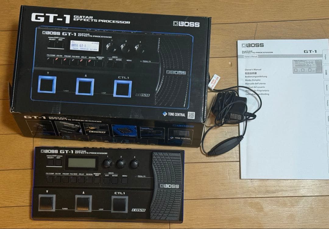 Boss GT-1 (説明書 アダプター付き)