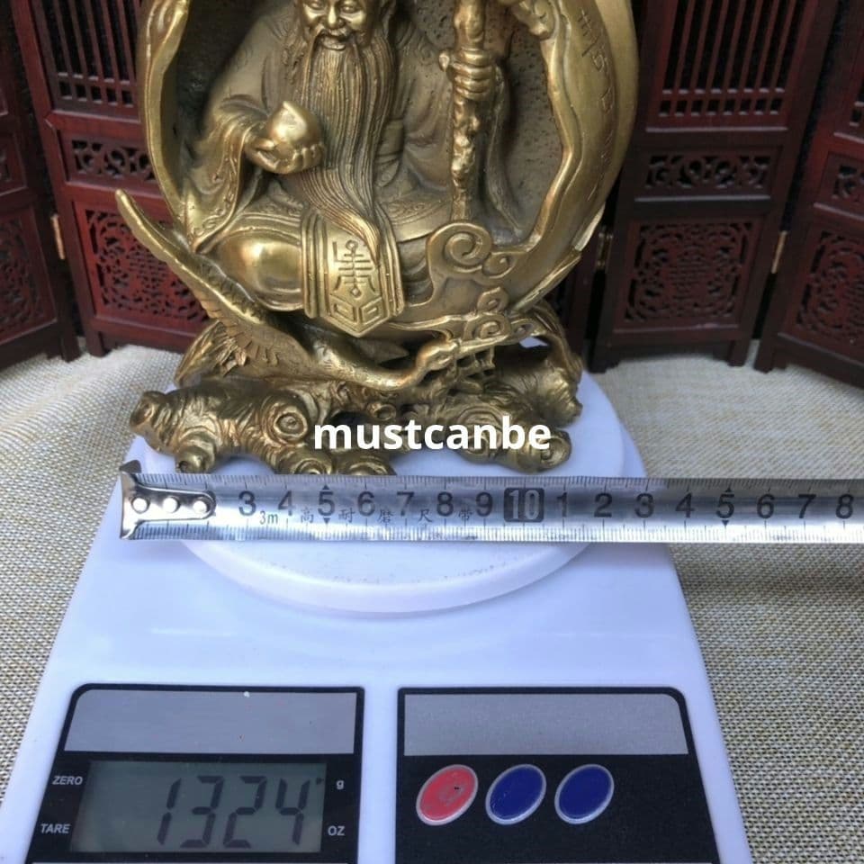 仏教美術 仏像 寿星 長寿仏 応接間 茶室 装飾品 工芸 品銅製 置物