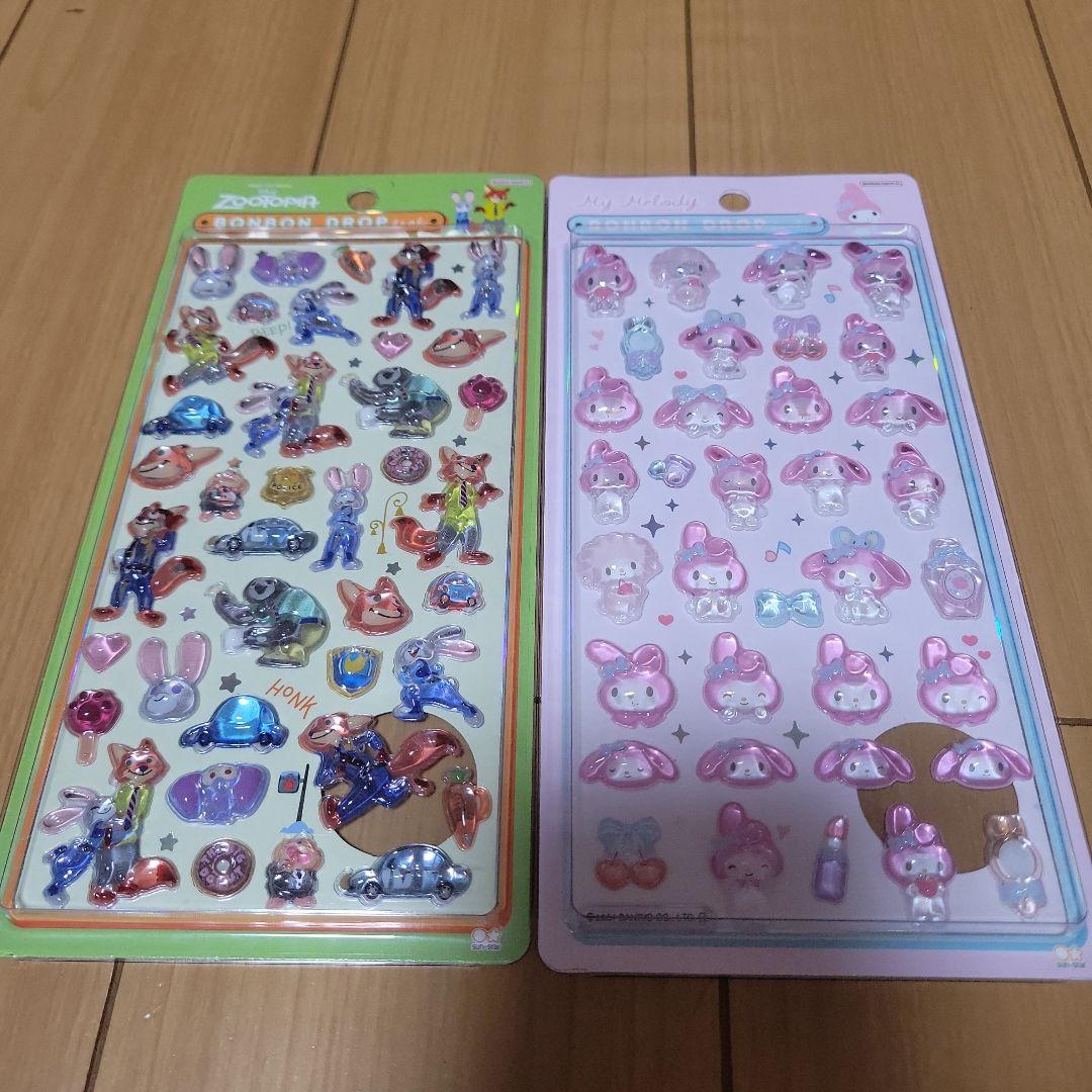 ボンボンドロップ　おはじきシールセット