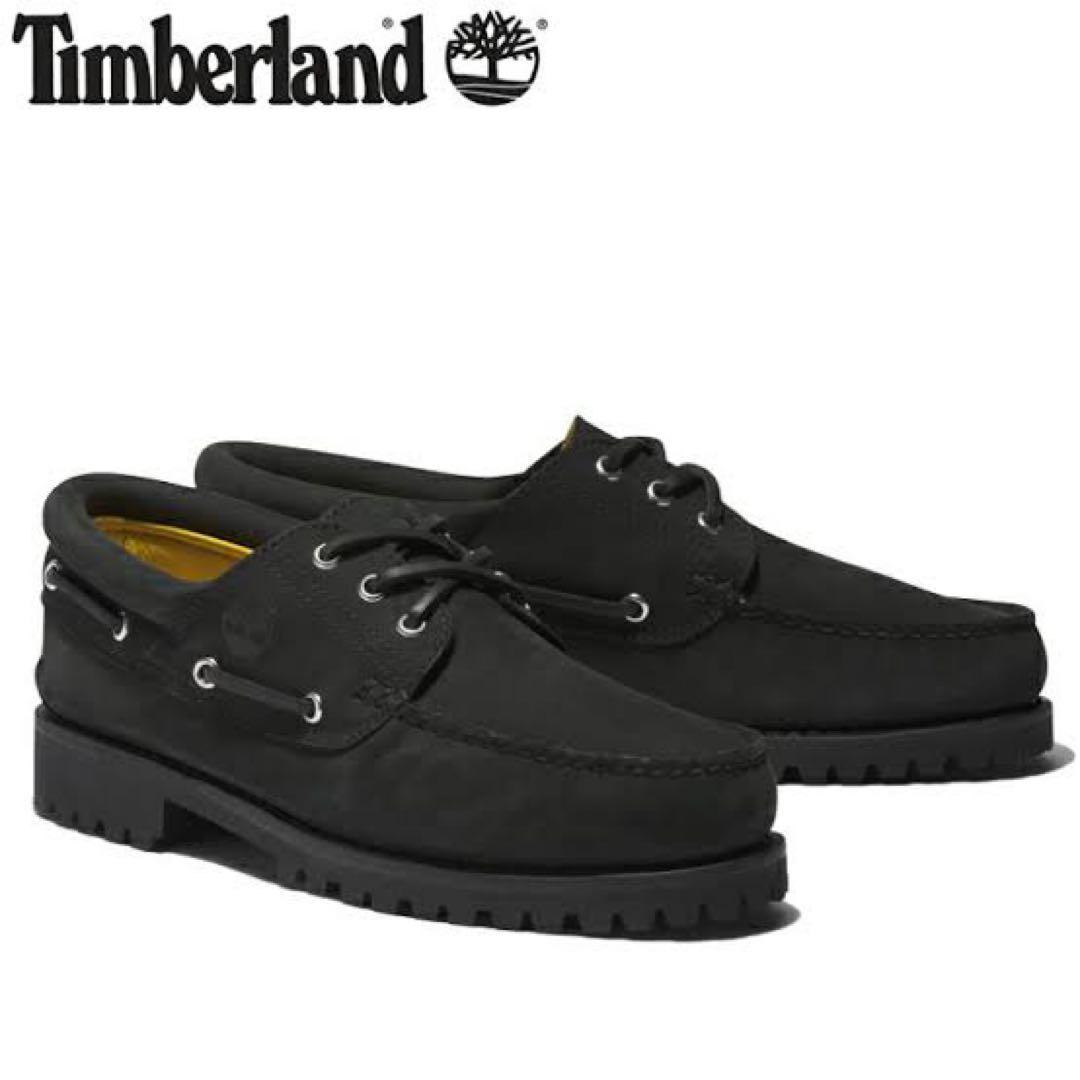 美品 ティンバーランド 3EYE CLASSIC LUG ブラック OVY