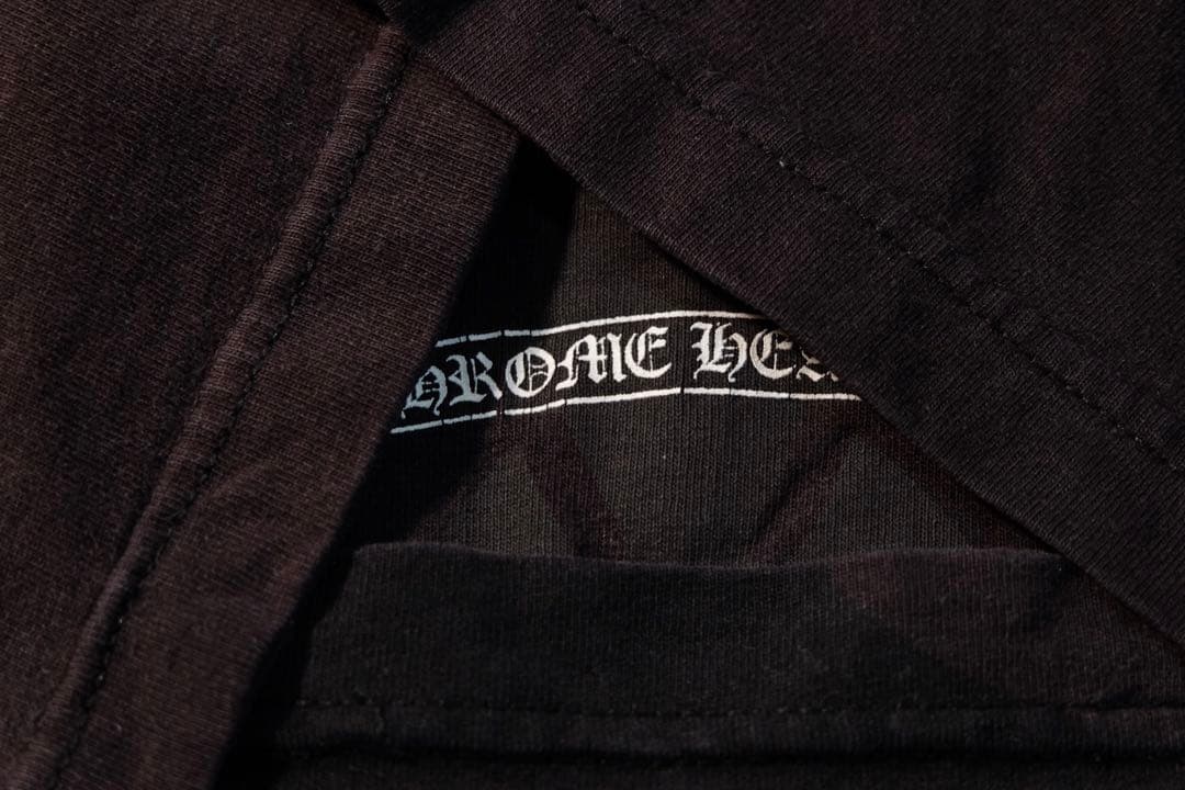 vintage クロムハーツ バックスクロールラベル ブラック L