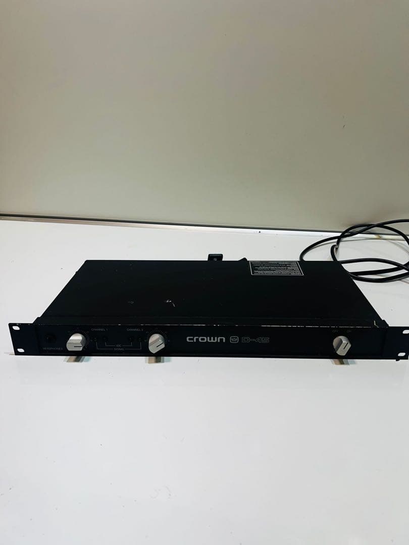 CROWN D-45 パワーアンプ 動作品