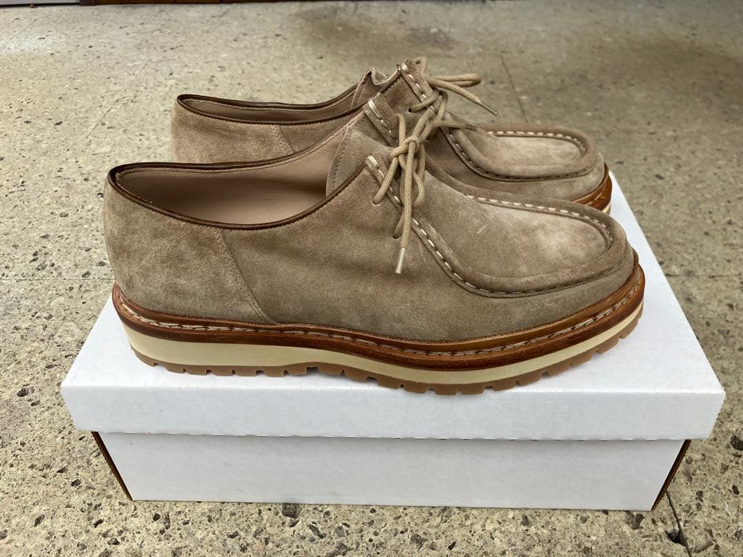 ノンネイティブ ワーク シューズ ビブラム ブーツ イタリア製 ベージュ