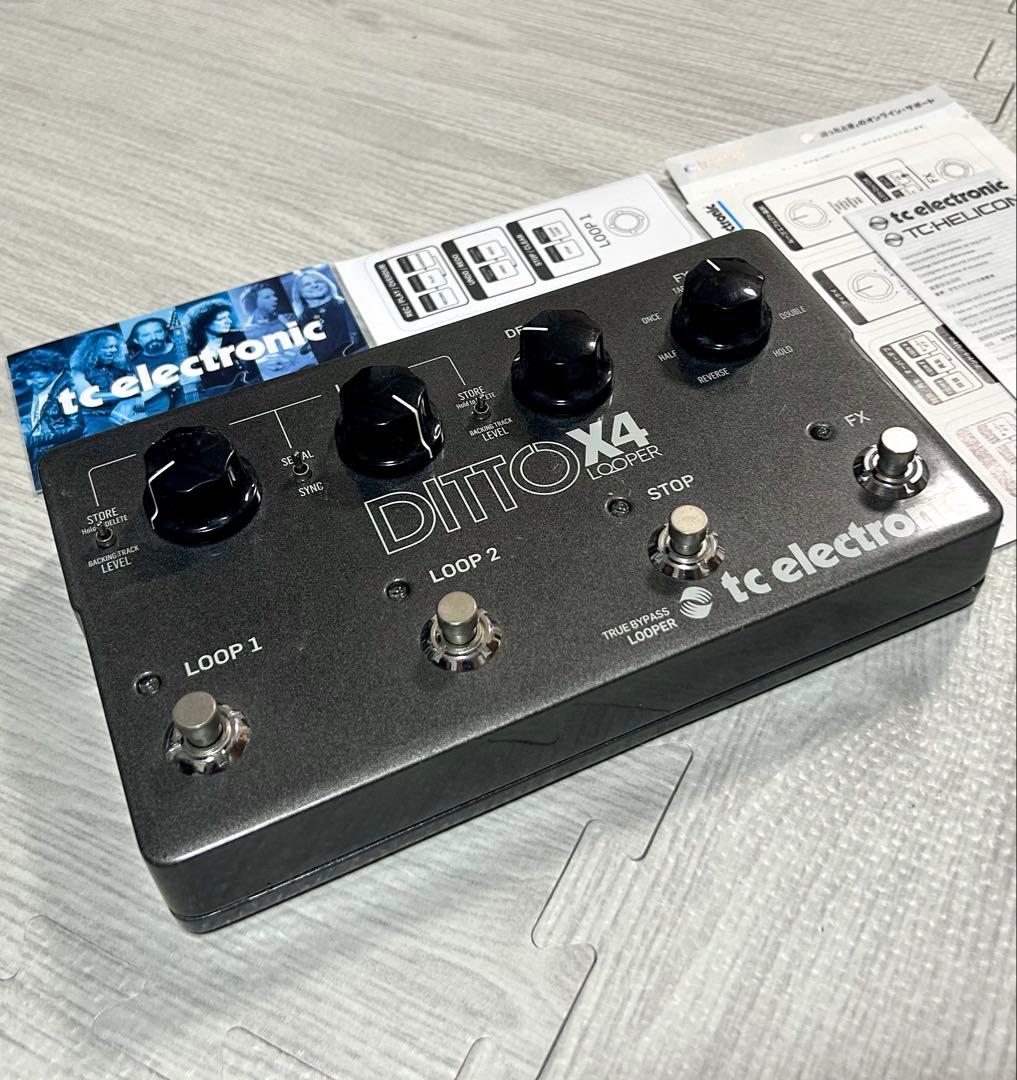 ジャンク品 tc electronic Ditto X4 looper ルーパー