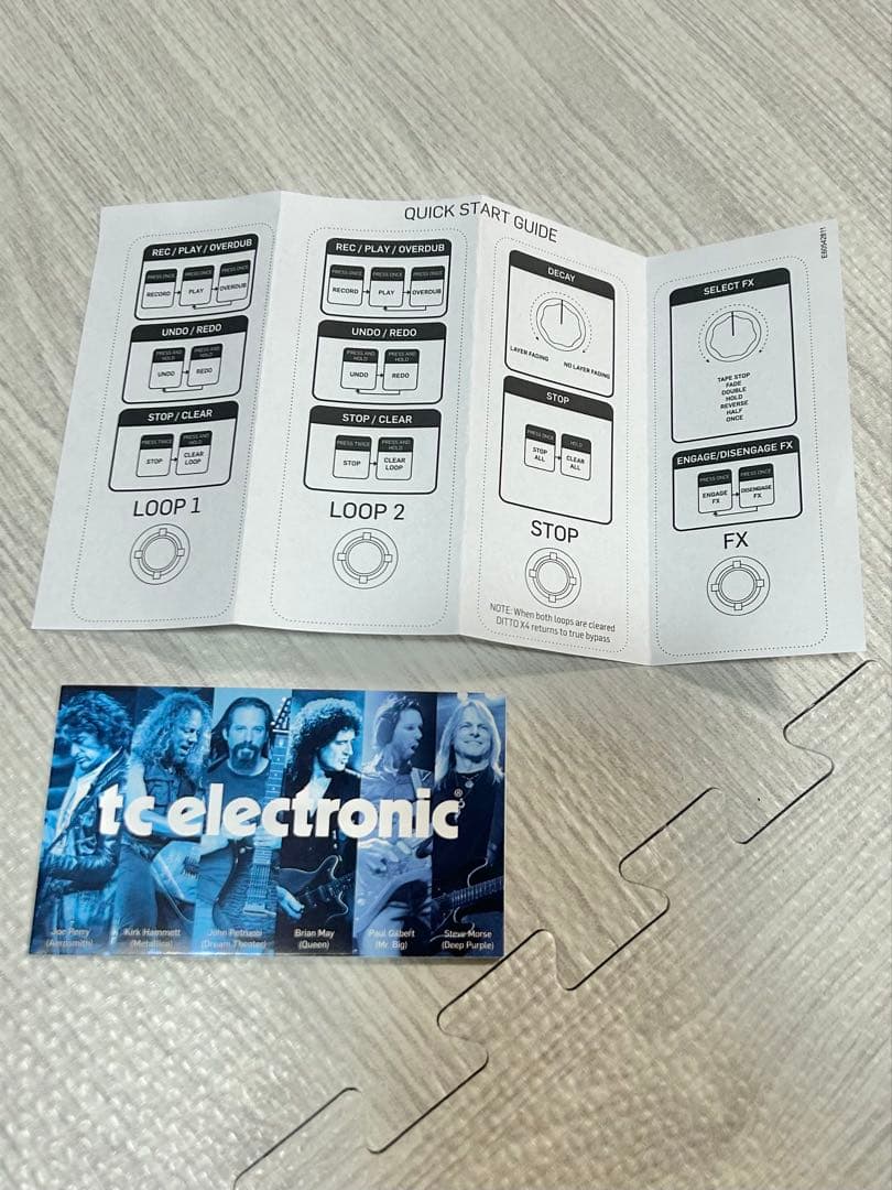 ジャンク品 tc electronic Ditto X4 looper ルーパー