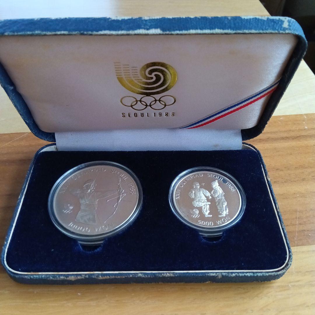 1988年ソウルオリンピック記念銀貨セット