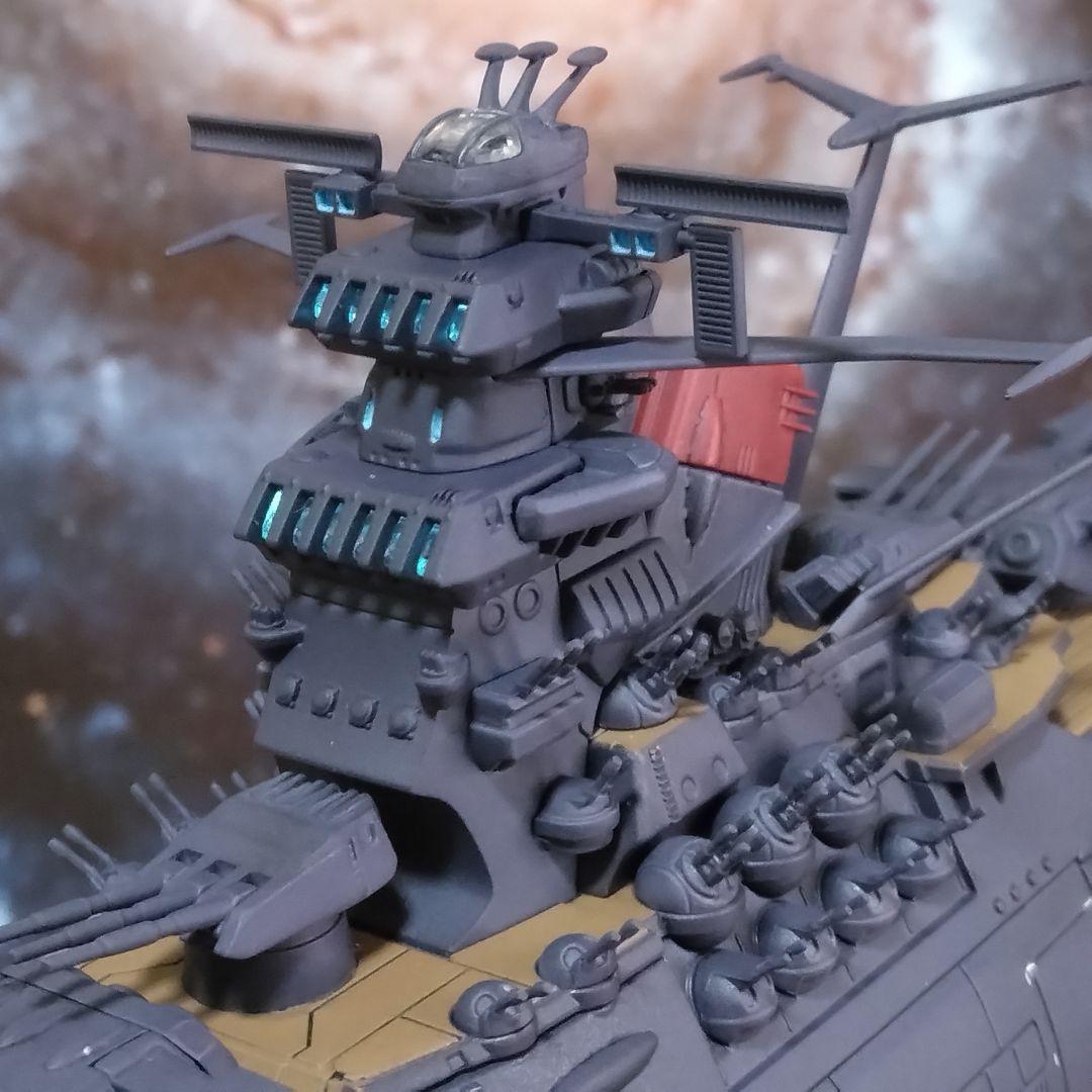 1/1000宇宙戦艦ヤマト3199 LED発光全塗装完成品