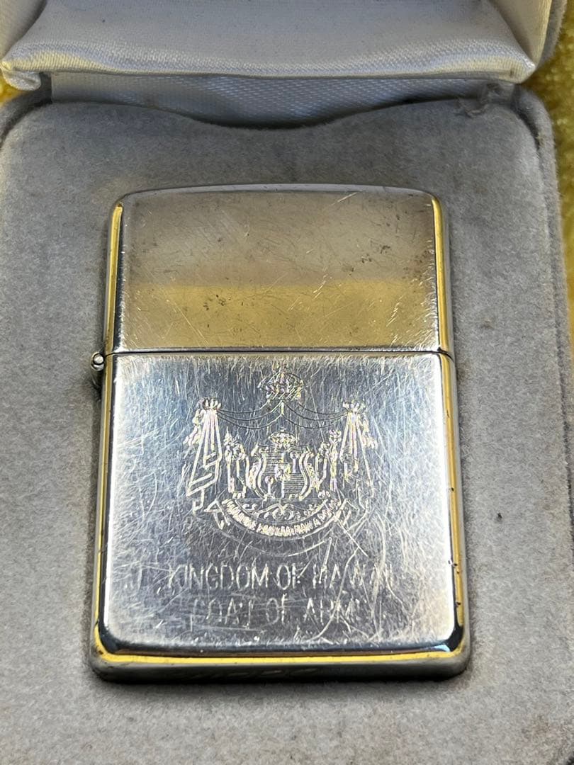 ZIPPO スターリングシルバー ハワイ王国刻印 希少品