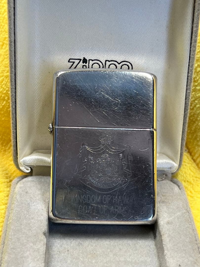 ZIPPO スターリングシルバー ハワイ王国刻印 希少品