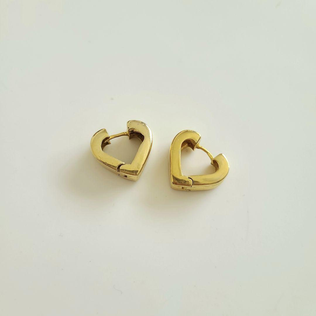 LAVER ラバー　HEART ピアス GOLD（両耳）ハートピアス